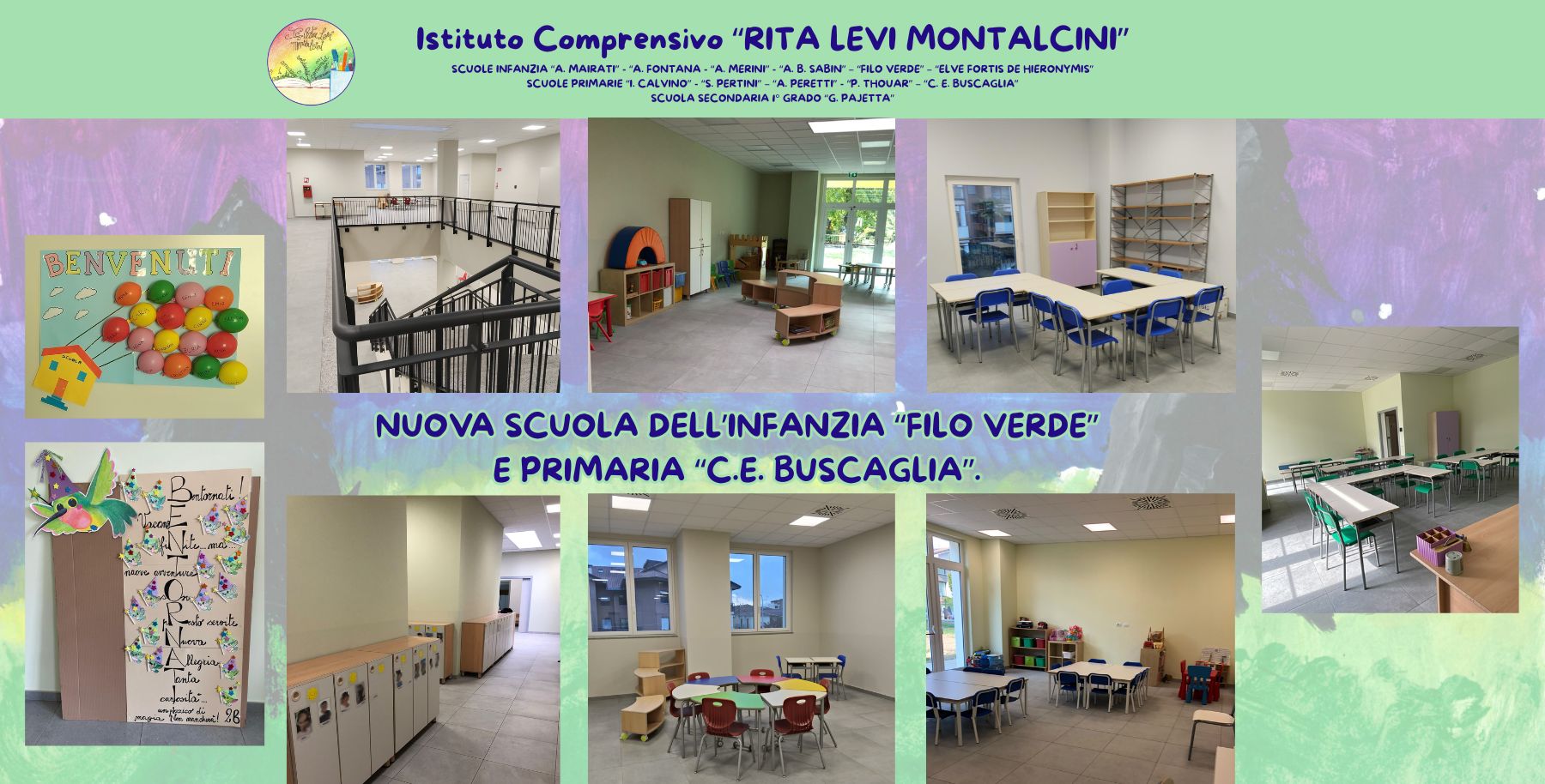NUOVA SCUOLA DELL’INFANZIA FILO VERDE E PRIMARIA C.E. BUSCAGLIA. COMUNITÀ E SENSO DI APPARTENENZA.
